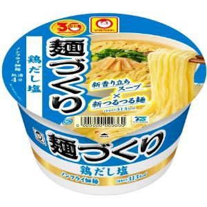 「東洋水産」　マルちゃん　麺づくり　鶏だし塩　87g×12個セット