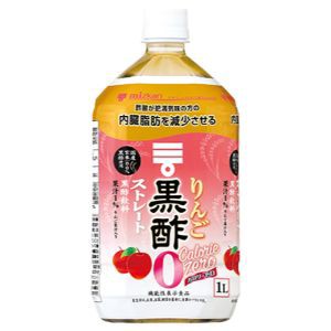 「ミツカン」　ミツカン　りんご黒酢　カロリーゼロ　1000ML×6本セット　