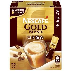 「ネスレ日本」　ネスカフェ ゴールドブレンド コク深め スティックコーヒー　22p