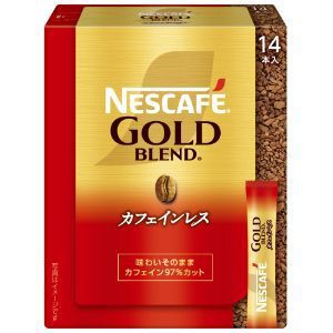 「ネスレ日本」　ネスカフェ　ゴールドブレンド カフェインレス スティック ブラック　14p