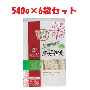 【（株）はくばく】はくばく 胚芽押麦 スタンドパック 540g×6袋【フード・飲料】