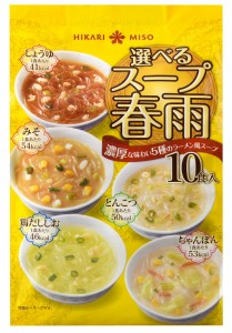 「ひかり味噌」　選べるスープ春雨　ラーメン風　10食　8袋セット　