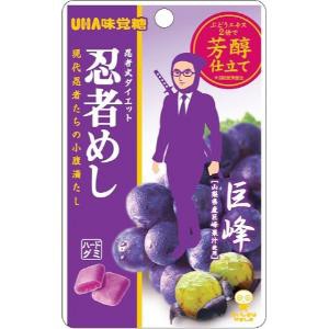 「UHA味覚糖」　忍者めし　巨峰　20Ｇ×10個セット　