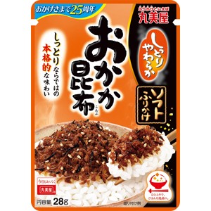 「丸美屋」　ソフトふりかけ　おかか昆布　28g×10個セット　