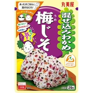 「丸美屋」　混ぜ込みわかめ　梅じそ　29g×10個セット　