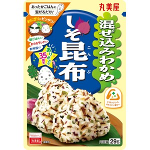 「丸美屋」　混ぜ込みわかめ　しそ昆布　29g×10個セット　