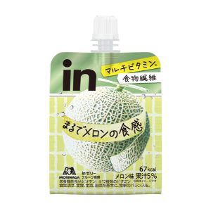 「森永製菓」　inゼリーフルーツ食感メロン　150ｇ　6個セット　