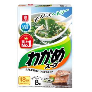 「理研ビタミン」　わかめスープわくわくファミリーパック　8袋入×6個セット　