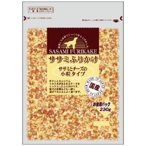 「九州ペットフード」　お買い得ふりかけささみとチーズ　２３０ｇ