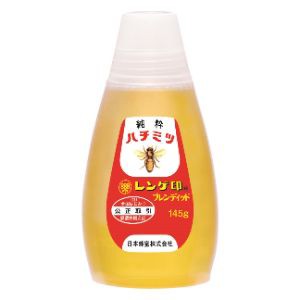 「日本蜂蜜」　レンゲ印純粋ハチミツ　145ｇ 12個セット　
