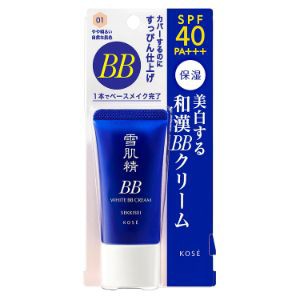 「コーセー」　雪肌精 ホワイト BBクリーム 01 やや明るい自然な肌色 30g　