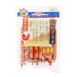 【ドギーマン】 ドギーマン 鶏肉ソーセージ 20本入 【日用品】