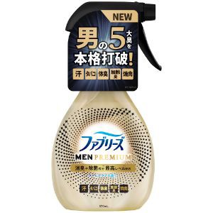 「P&Gジャパン」　Ｎ　ファブリーズＷ除菌＋消臭　プレミアムメン　クールアクアの香り　本体　　370ml