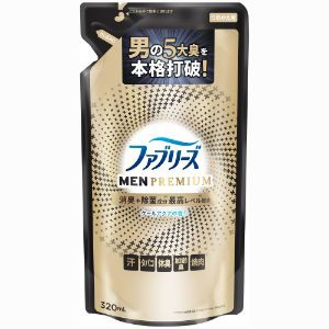 「P&Gジャパン」　Ｎ　ファブリーズＷ除菌＋消臭　プレミアムメン　クールアクアの香り　つめかえ用　320ml