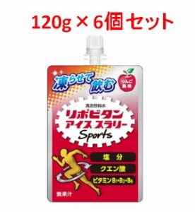 「大正製薬」　リポビタンアイススラリーSports りんご風味　6個セット　120g