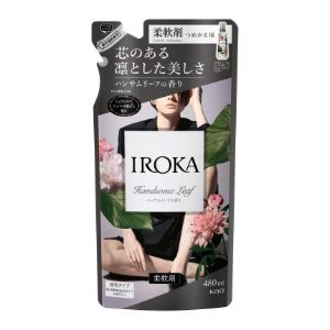 【花王】フレア フレグランス IROKA 柔軟剤 ハンサムリーフの香り 詰め替え(480ml)【日用品】