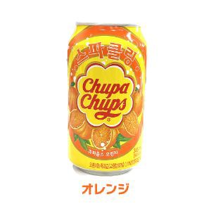 「ライフスタイルジャパン」　炭酸飲料　チュッパチャプス　オレンジ　345ml