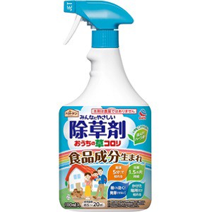 【アース製薬】 アースガーデン みんなにやさしい除草剤 おうちの草コロリ 1L 【日用品】