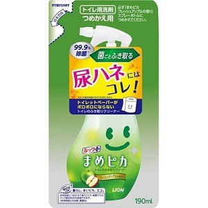 【ライオン】 ルックプラス まめピカ トイレのふき取りクリーナー つめかえ用 190mL 【日用品】