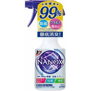 -【ライオン】 トップ ナノックス 衣類・布製品の除菌・消臭スプレー 本体 350mL 【日用品】