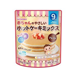 「アサヒ」 和光堂 赤ちゃんのやさしいホットケーキミックス プレーン 100g 