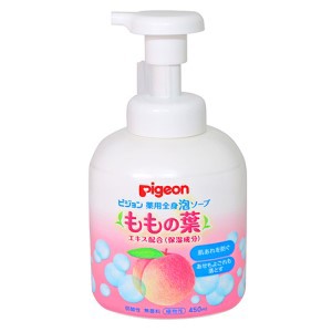 【ピジョン】 ピジョン 薬用全身泡ソープ ももの葉 450mL (医薬部外品)【日用品】