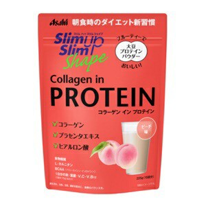 【アサヒ】 スリムアップスリムシェイプ コラーゲン イン プロテイン 225g 【健康食品】