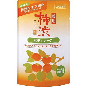 【熊野油脂】 薬用 柿渋 ボディソープ 詰替用 350mL (医薬部外品) 【日用品】