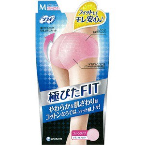 【ユニ・チャーム】 ソフィ 極ぴたFIT ナチュラルフィット ベビーピンク Mサイズ 1枚入 【日用品】