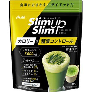 【アサヒ】 スリムアップスリム 酵素スーパーフードシェイク 抹茶ラテ 315g 【健康食品】