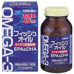 【オリヒロ】 フィッシュオイル 180粒 【健康食品】