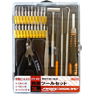 藤原産業 E-Value 精密ツールセット 28pcs EPS-660