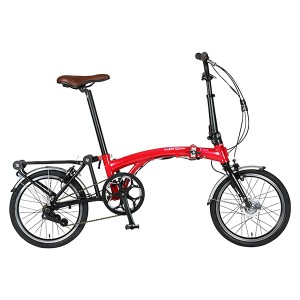 ハリークイン HARRY QUINN PORTABLE E-BIKE AL-FDB160E 16型 レッド 電動アシスト折畳み自転車 88210-02 沖縄・離島配送不可