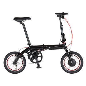 トランスモバイリー TRANS MOBILLY NEXT 14型 折畳み電動アシスト自転車 E-BIKE AL-FDB140E ブラック 92208-01 沖縄・離島配送不可