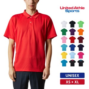 ポロシャツ メンズ レディース 半袖 無地 UnitedAthle（ユナイテッドアスレ） ドライアスレチックポロシャツ 5912-01