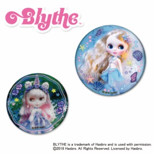 手鏡 コンパクトミラー Blythe ブライス 缶ミラー 鏡 キャラ 通勤 ハンドミラー プレゼント メイク 丸 