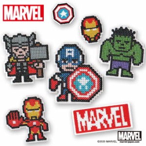 マーベル ピクセルワッペン MARVEL ディズニー アイロン シール かわいい 刺繍 キャラクター グッズ プレゼント 服