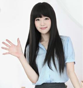 黒髪 ウィッグ ロング ストレート ぱっつん前髪の通販はau Pay マーケット ｄａｉｊｉ店 商品ロットナンバー
