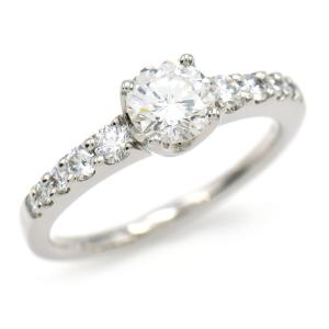 ロイヤルアッシャー ダイヤモンド計0.22ct 違い プラチナ900 10号 
