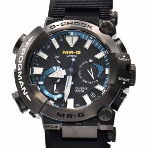 カシオ メンズ G-SHOCK MR-G フロッグマン 箱保付き チタン ラバー ブラック タフソーラー ソーラー充電 クオーツ 腕時計 中古 送料無料