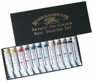 ウィンザー&ニュートン 油絵具 ウィンザー&ニュートン アーチスト オイルカラー 12色セット Aセット 21ml