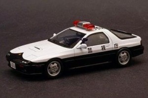 ヒコセブン 1/43 マツダ RX-7 FC3S 警視庁 速11 完成品