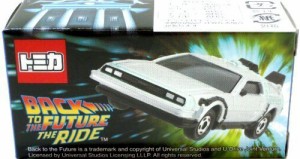 【ユニバーサル・スタジオ・ジャパン　デロリアン　トミカ】　USJ　BACK TO THE FUTURE THE RIDE De Lorean Tomi