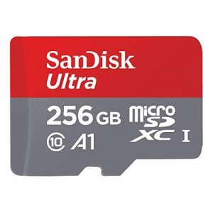 SanDisk microSDXC 100MB/s 256GB Ultra SD変換アダプター付属 サンディスク SDSQUAR-256G 海外パッケ