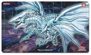 遊戯王20th ANNIVERSARYキャンペーン 第1弾　ラバー製デュエルフィールド　「青眼の亜白龍」　　ブルーアイズ・オルタナティブ・ホワイト