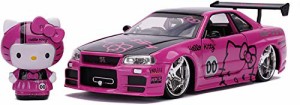 Jada Toys 1/24 スカイライン R34 GT−R ハローキティ Nissan Skyline GT-R R34 Die-cast Car 