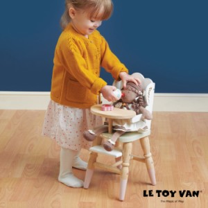 ドールハイチェア TV0230 LE TOY VAN ルトイヴァン ルトイバン 木のおもちゃ 木製玩具 かわいい おしゃれ 海外 イギリス クリスマス　プ