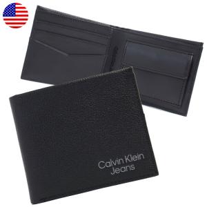 カルバンクラインジーンズ 財布 メンズ 二つ折り 2つ折り 男性 紳士 本革 レザー MICRO PEBBLE BIFOLD W COIN Calvin Klein Jeans CKJ K5