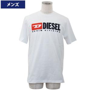 ディーゼル メンズ半袖Tシャツ カジュアルTシャツ 丸首 T-JUST-DIVISION MAGLIETTA DIESEL 00SH0I-0CATJ-100【新品】