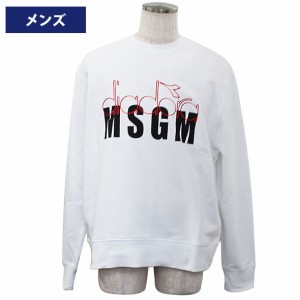 MSGM エムエスジーエム メンズ長袖トレーナー ウェア アパレル FELPA/SWEATSHIRT 2018年新作 2440MM307 184194 01//2440MM307-184194-01